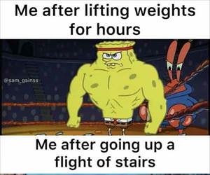 working out is weird