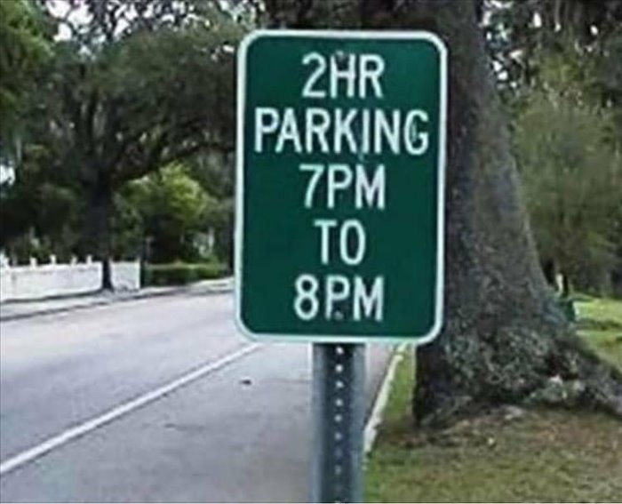 2 hour parking