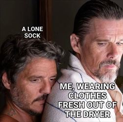 a lone sock