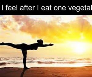 after i eat one vegetable funny picture