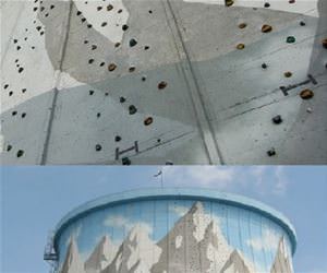 amazing climbing wall funny picture