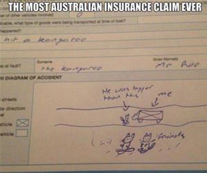 australian insurance claim funny picture