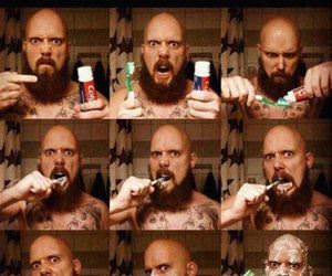 brushing your teeth funny picture