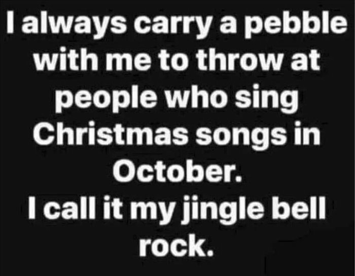 carry a pebble