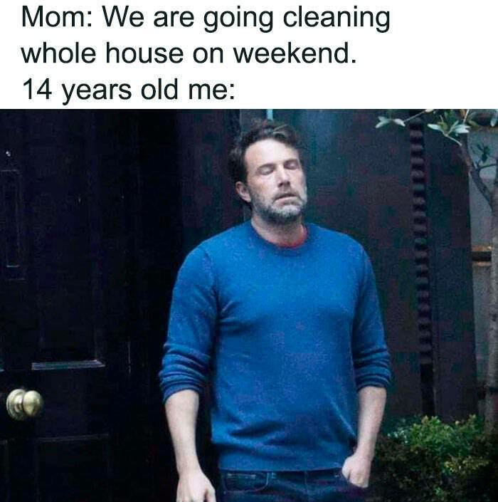 cleaning the whole house