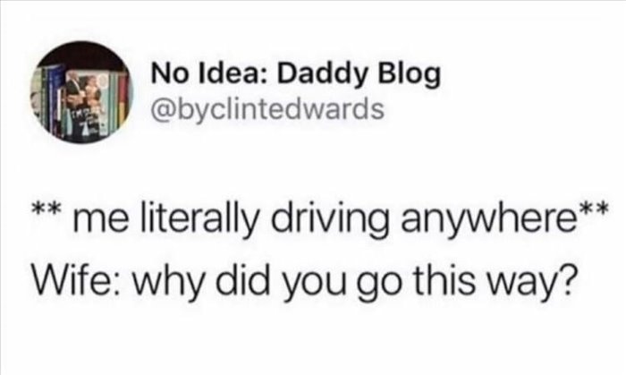 driving anywhere