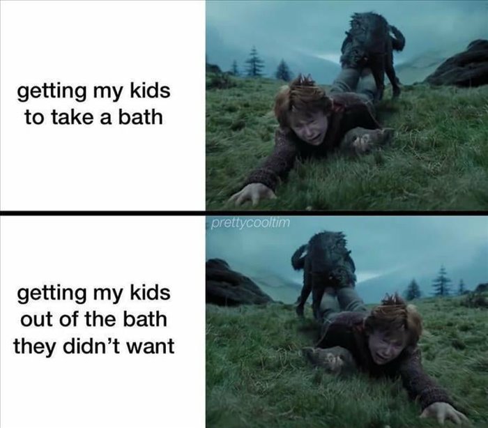 getting to the bath