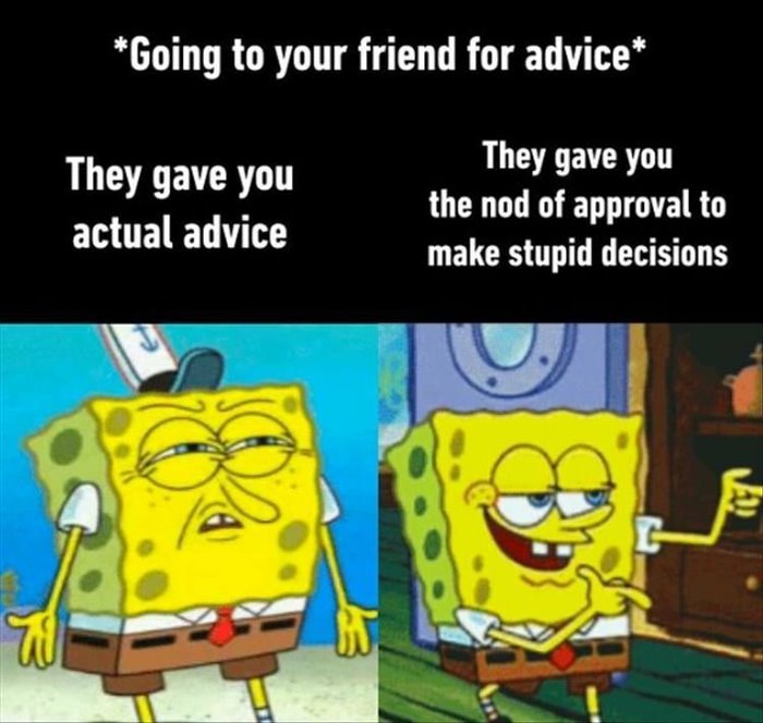 going for advice