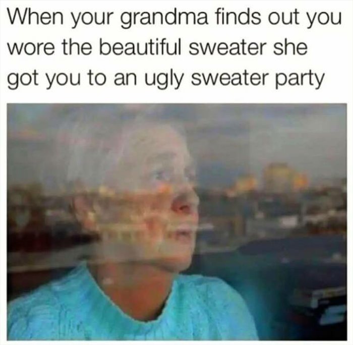 grandma finds out ... 2