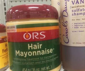 hair mayonnaise funny picture