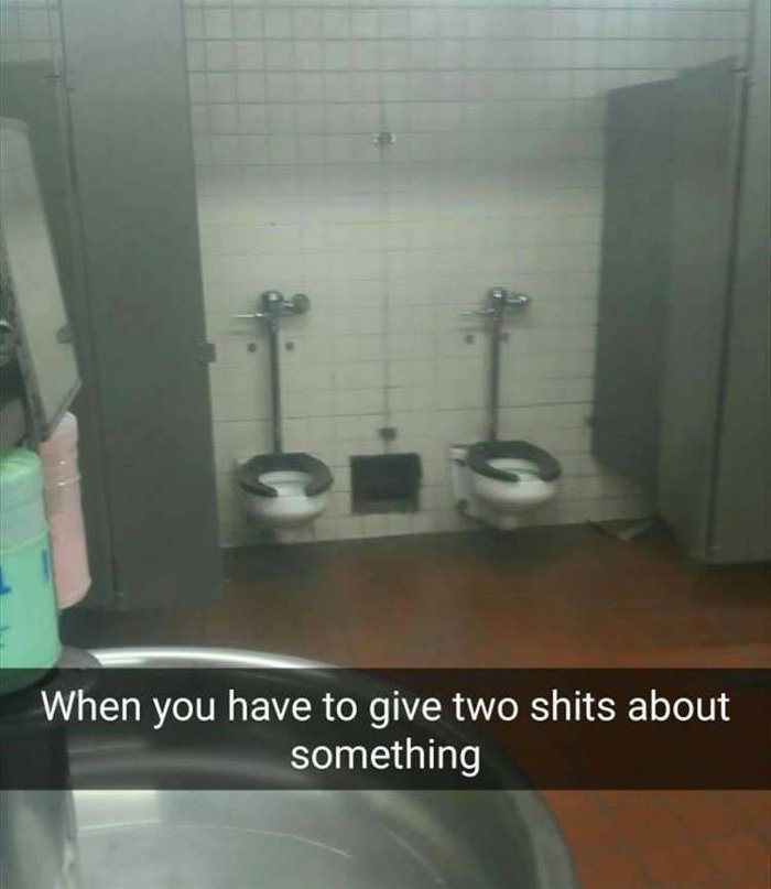 have to give 2 shits