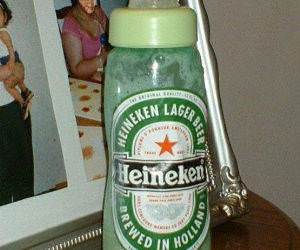 Heineken baby bottle