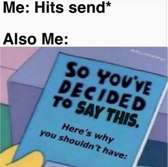 hits send