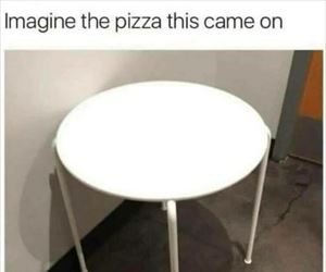 imagine the pizza