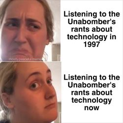 listening to the unibomber