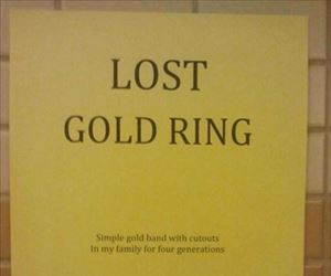 lost gold ring