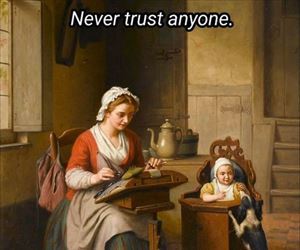 never trust