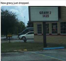 new gravy dropped