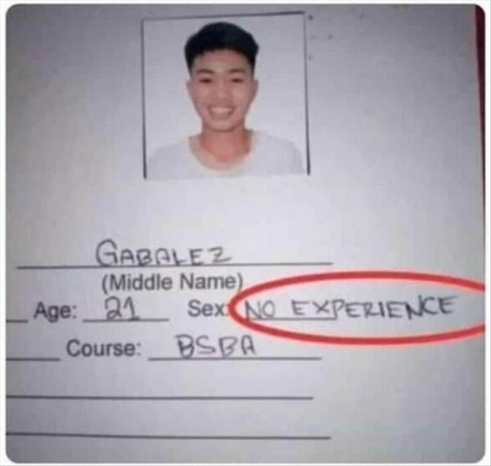 no experience ... 2