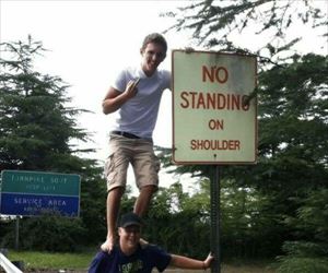 no standing