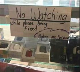 no watching ... 2