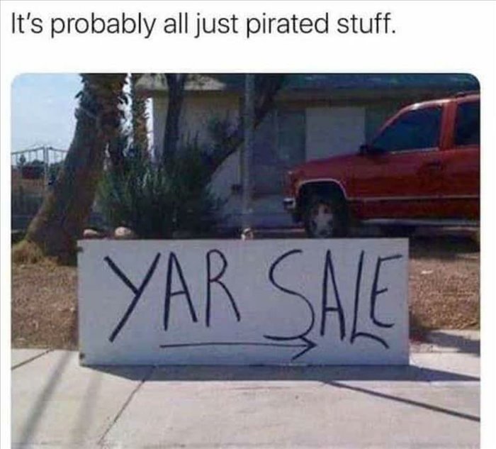 pirated stuff