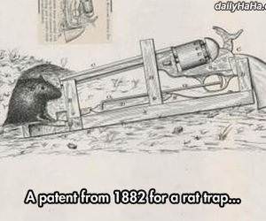 rat trap patent funny picture