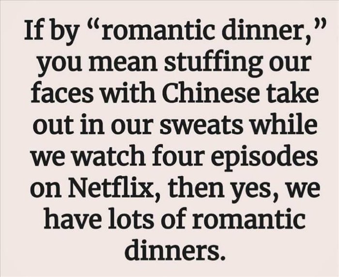 romantic dinner