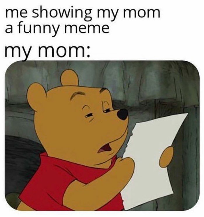 showing my mom