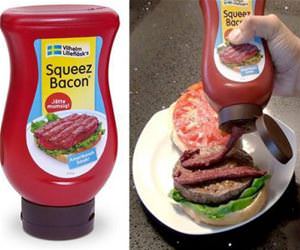 squeeze on bacon funny picture