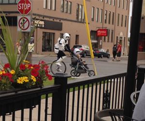 star wars unicycle stroller funny picture