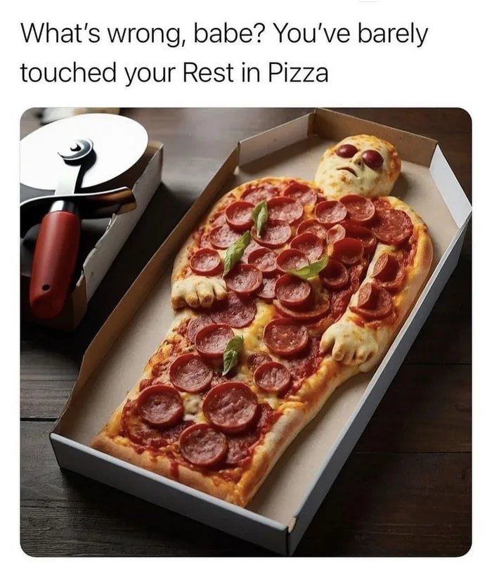 the rest in pizza