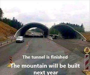 tunnel is finished