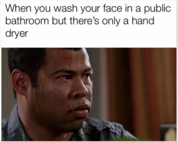 washing your face