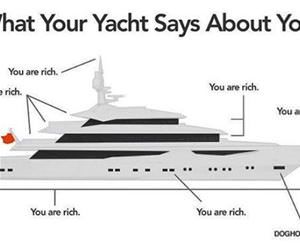 what your yacht says about you funny picture