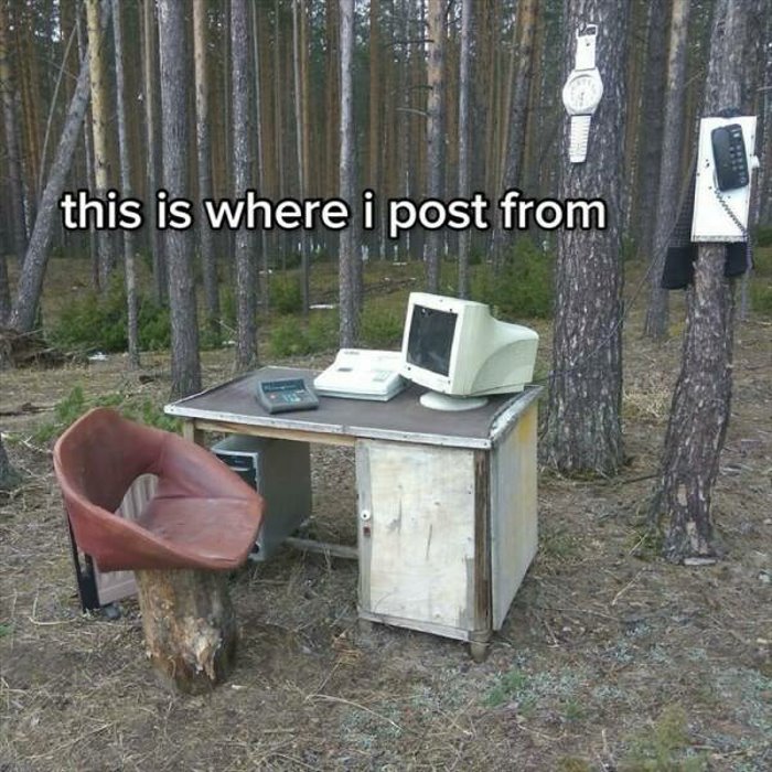 where i post from