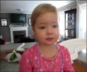 2 year old sings Adele Funny Video