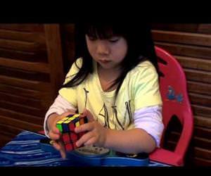 2 year old solves rubiks cube Funny Video