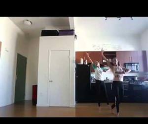 Amazing Synchronized Dancing By Two girls