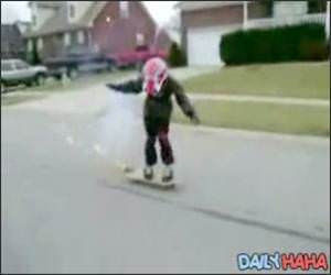 Rocket skateboard