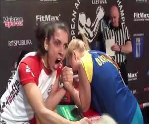 Psycho Arm Wrestler Girl Video