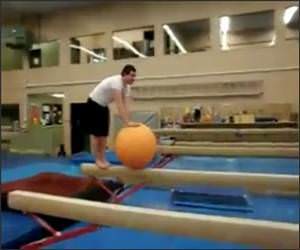 Balance Ball Balance Beam Video