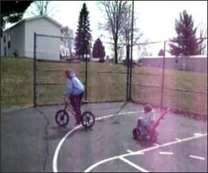 Drifting Tricycle Funny Video