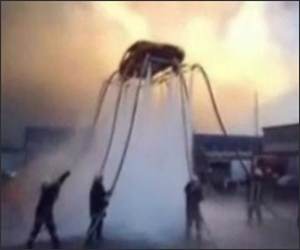 Firemen Lift Car with Hoses