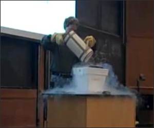 Liquid Nitrogen Laptop Funny Video