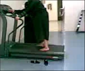 Saudi Woman Treadmill Accident