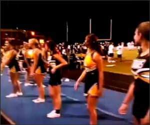 Slight Cheerleading Fail Video