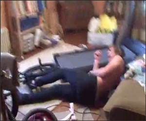 Treadmill Biker Funny Video